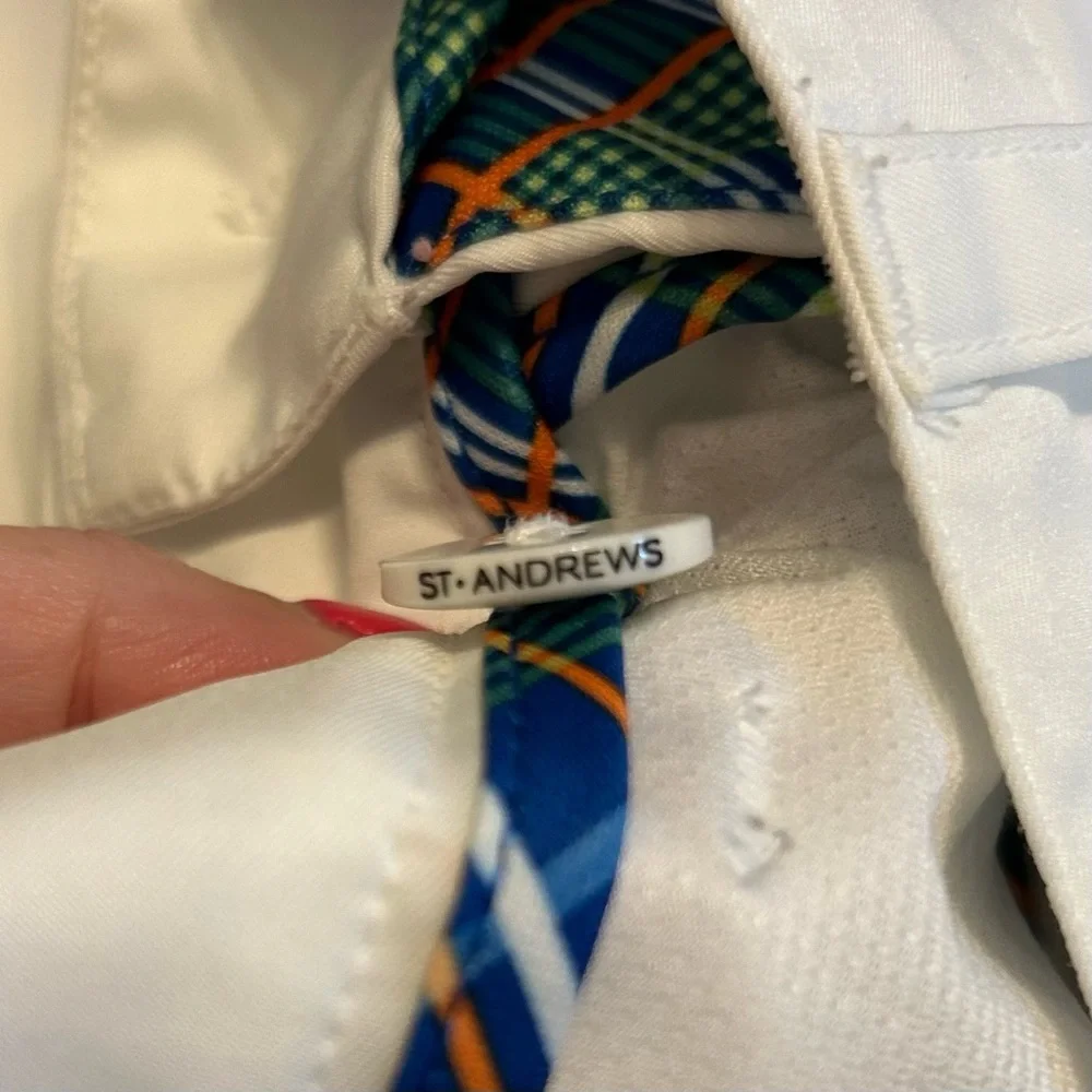 St. Andrew’s of‎ Scotland Active Golf Bermuda Shorts Men’s SZ 32 White Preppy